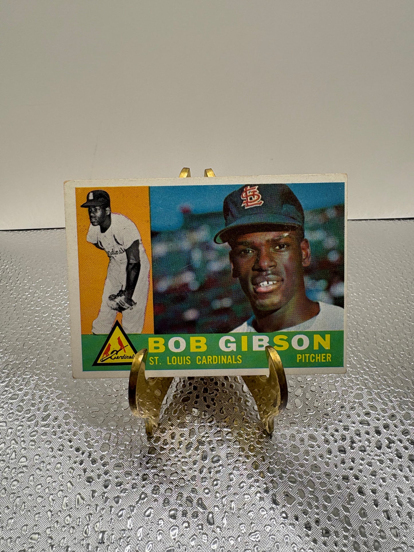 1960 Bob Gibson Baseball Card