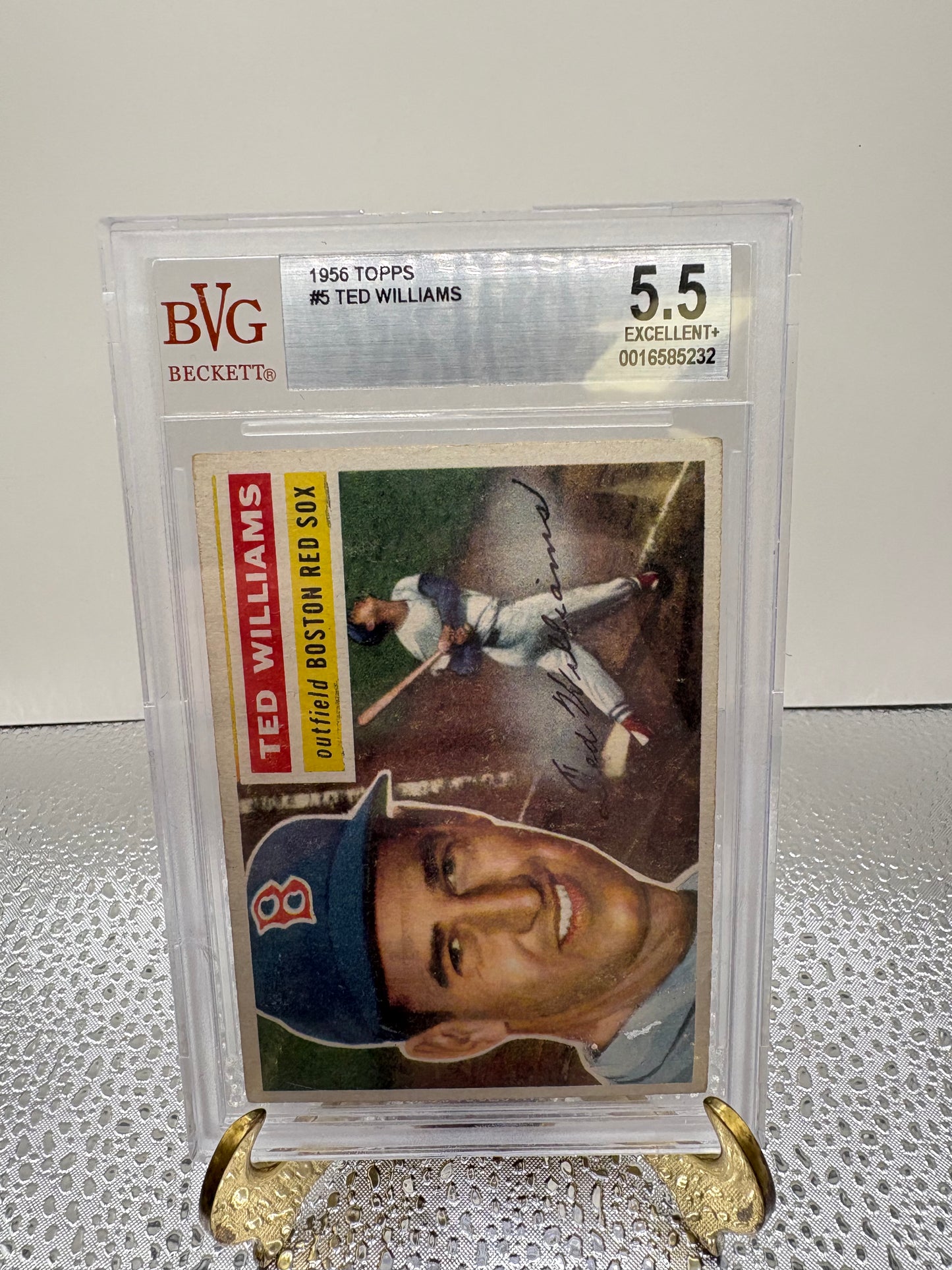1956 Ted Williams Graded Baseball Card
