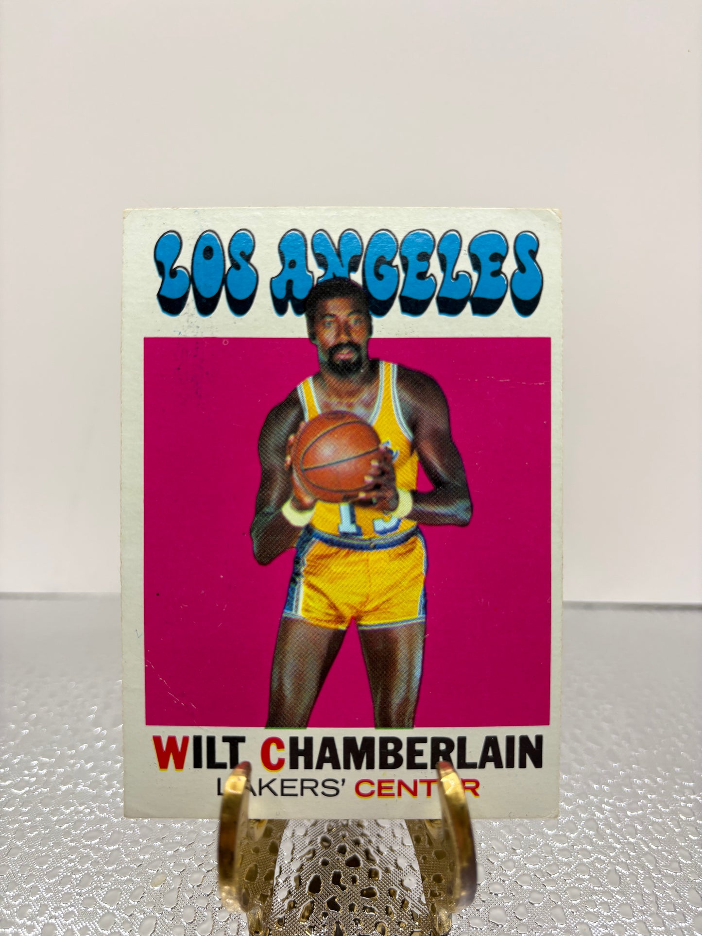 1971 Wilt Chamberlain Basketball Card