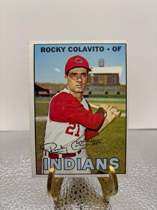 1967 Rocky Colavito Baseball Card