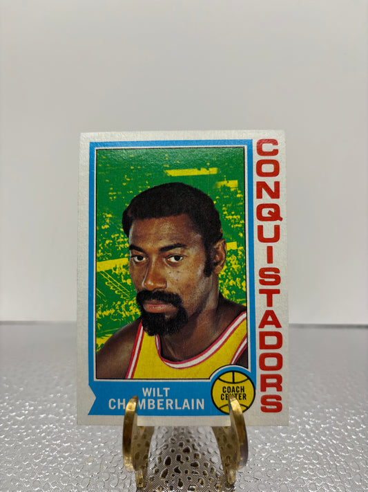 1974 Wilt Chamberlain Basketball Card